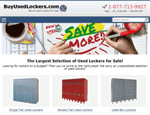 Tablet Screenshot of buyusedlockers.com